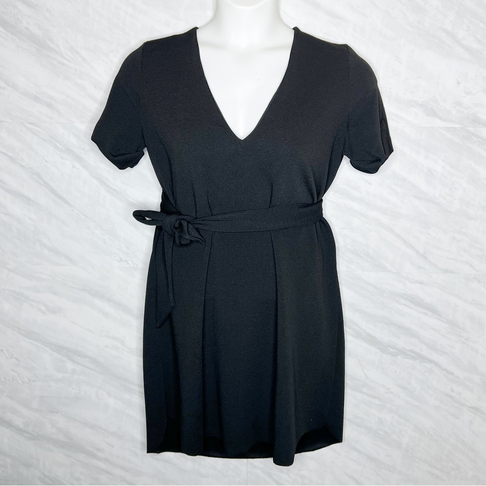 Zara Black Sheath Dress Small